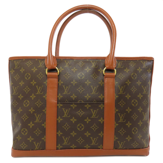 LOUIS VUITTON Tote Bag M42420 Monogram canvas Brown Weekender GM Women Used Authentic