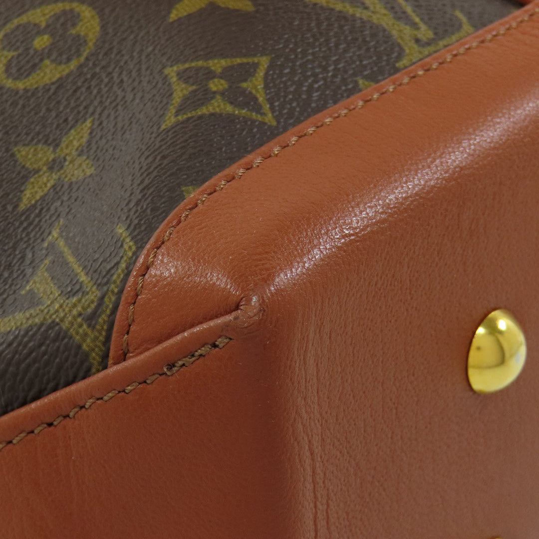 LOUIS VUITTON Tote Bag M42420 Monogram canvas Brown Weekender GM Women Used Authentic