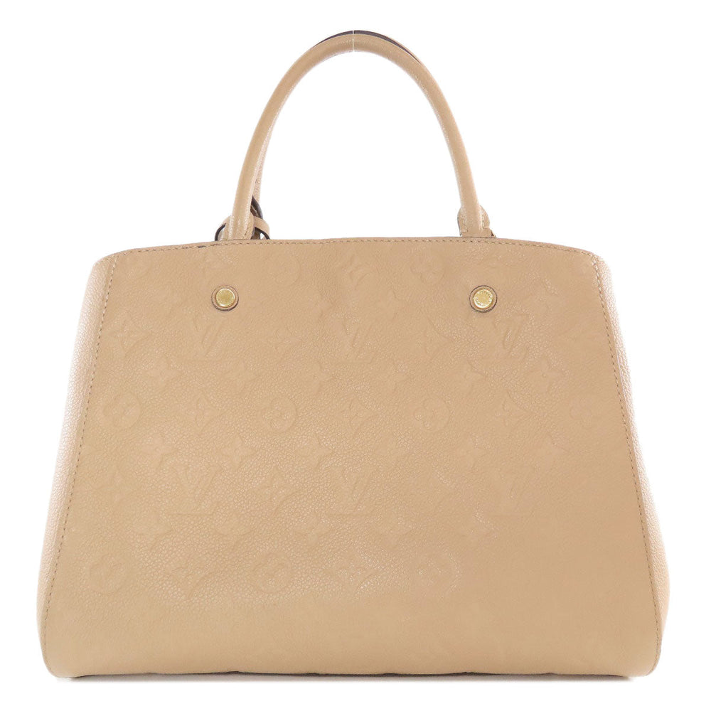 LOUIS VUITTON Handbag M41152 Ann Platt beige Montaigne MM