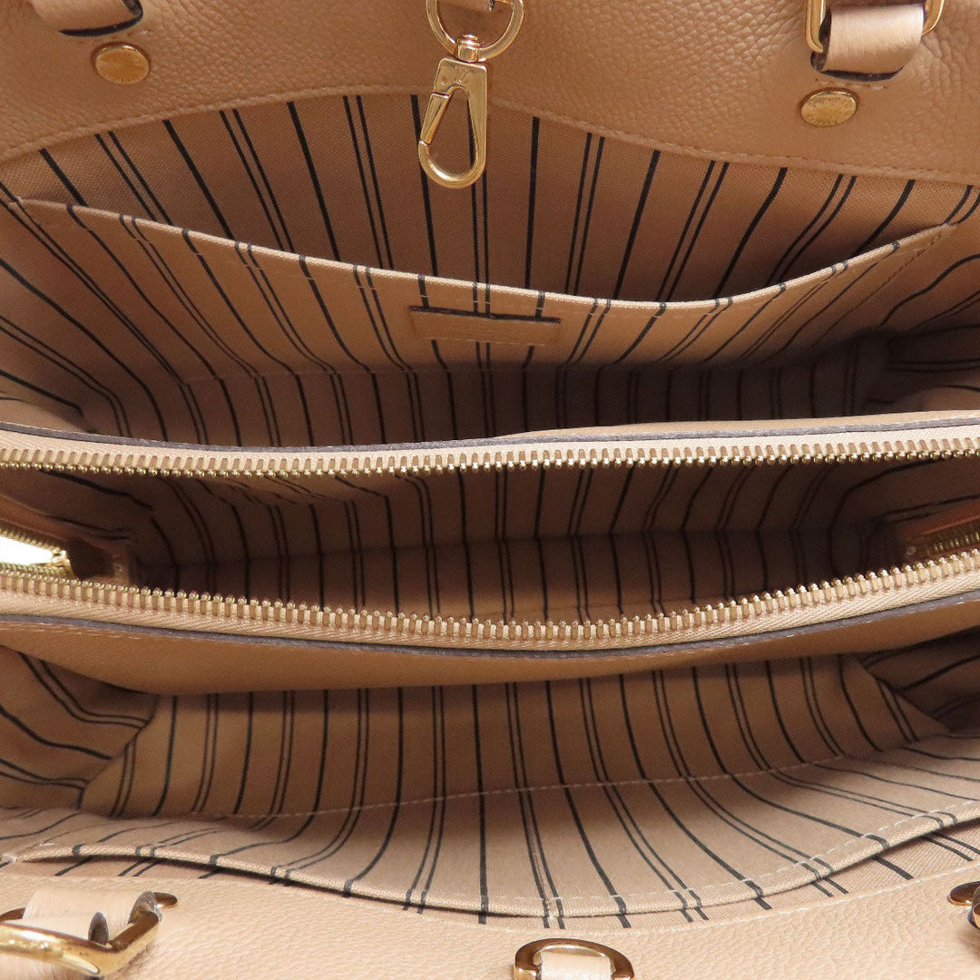 LOUIS VUITTON Handbag M41152 Ann Platt beige Montaigne MM