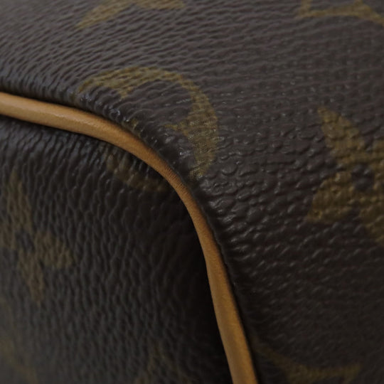 LOUIS VUITTON Tote Bag M81085 Monogram canvas Brown Nano speedy Women Used Authentic