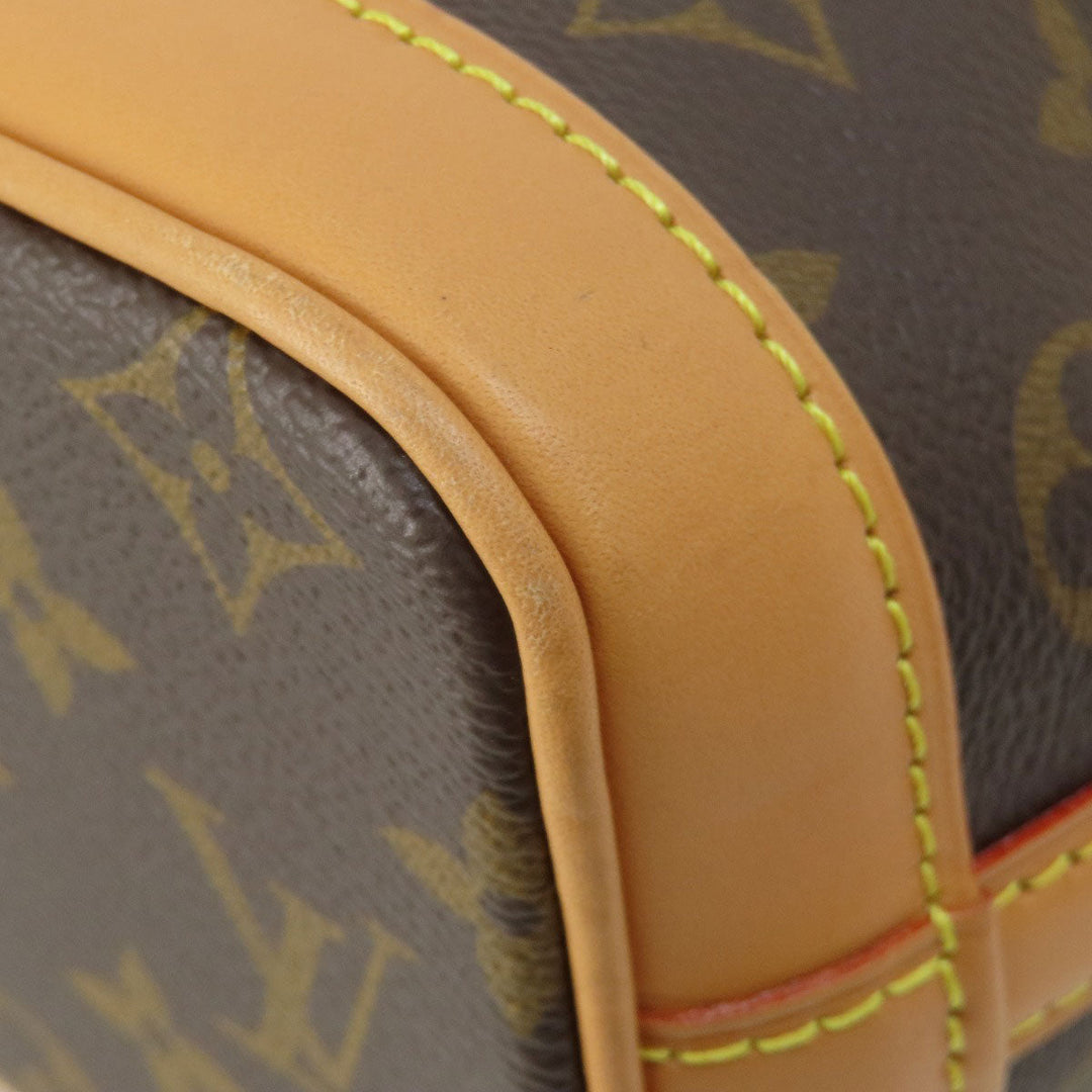 LOUIS VUITTON Handbag M81266 Monogram canvas Brown Nano Noe Women Used Authentic