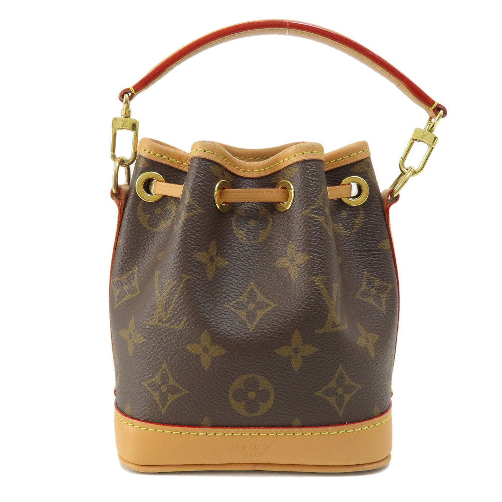 LOUIS VUITTON Handbag M81266 Monogram canvas Brown Nano Noe Women Used Authentic