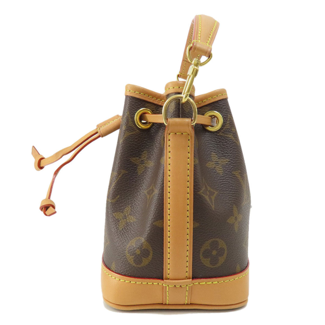 LOUIS VUITTON Handbag M81266 Monogram canvas Brown Nano Noe Women Used Authentic
