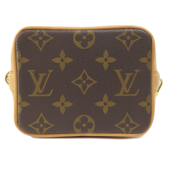 LOUIS VUITTON Handbag M81266 Monogram canvas Brown Nano Noe Women Used Authentic