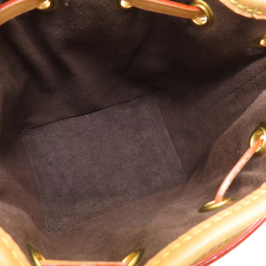 LOUIS VUITTON Handbag M81266 Monogram canvas Brown Nano Noe Women Used Authentic