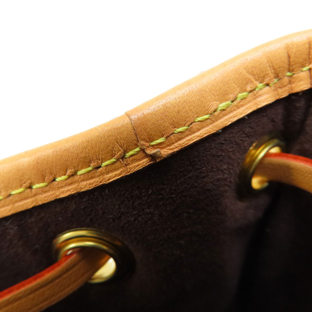 LOUIS VUITTON Handbag M81266 Monogram canvas Brown Nano Noe Women Used Authentic