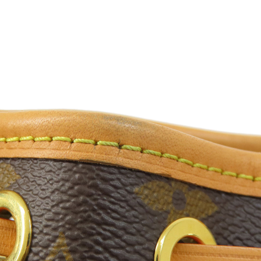 LOUIS VUITTON Handbag M81266 Monogram canvas Brown Nano Noe Women Used Authentic