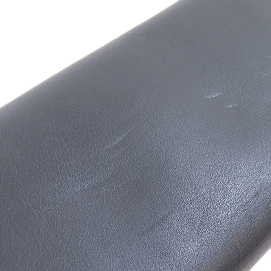 BVLGARI Long Wallet Purse leather black Bulgari Bulgari