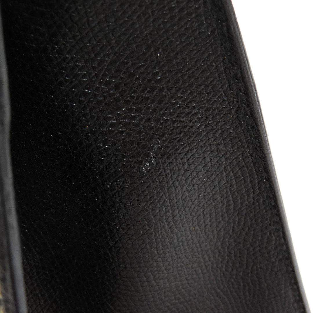 BALLY Handbag leather black 2WAY Women Used Authentic