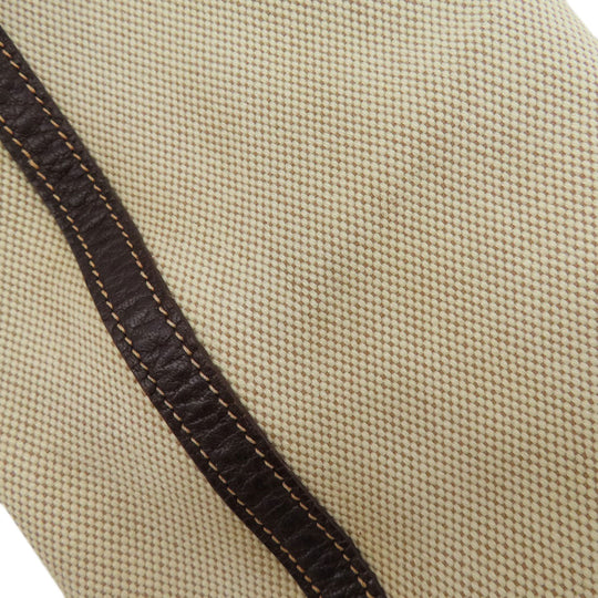 HERMES Tote Bag Tower ash beige Garden Party PM Maroon SilverMetal Women Used Authentic