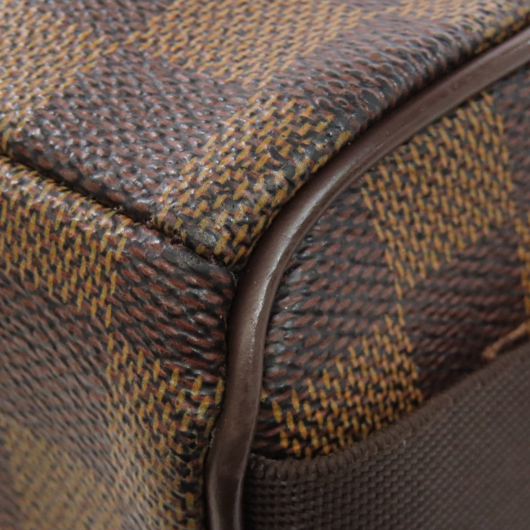 LOUIS VUITTON Shoulder Bag N41442 Damier canvas Brown Olaf PM Women Used Authentic