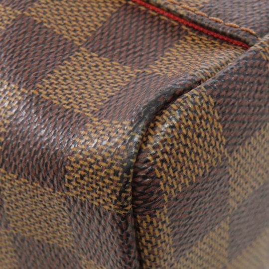 LOUIS VUITTON Shoulder Bag N41442 Damier canvas Brown Olaf PM Women Used Authentic