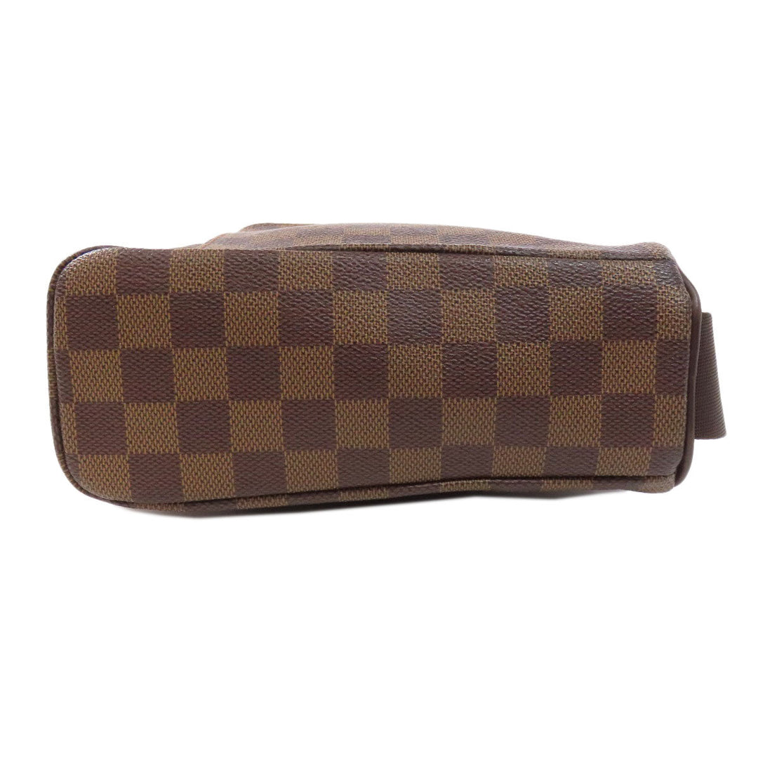 LOUIS VUITTON Shoulder Bag N41442 Damier canvas Brown Olaf PM Women Used Authentic