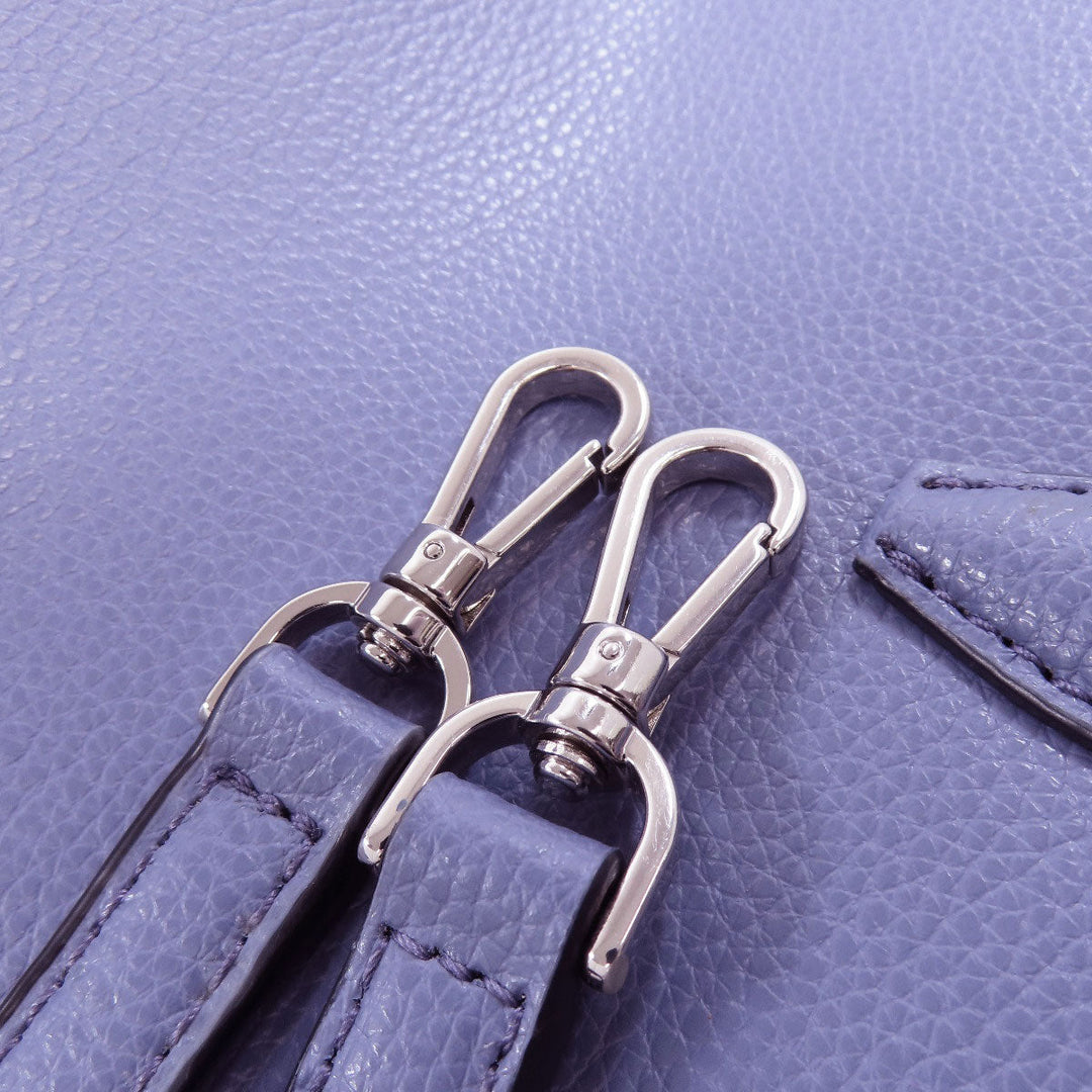 Kate Spade Tote Bag leather blue 2WAY Women Used Authentic