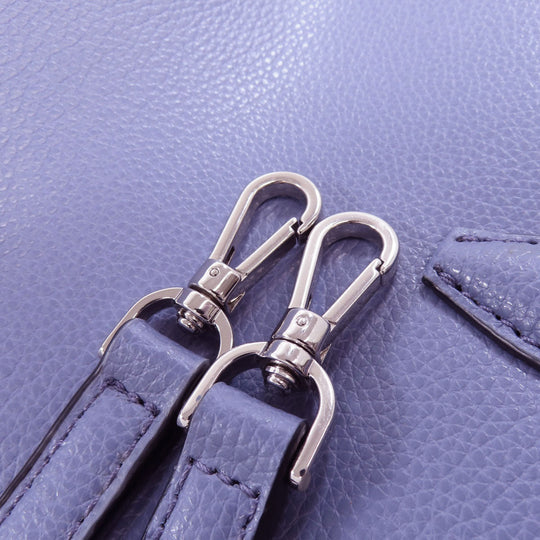 Kate Spade Tote Bag leather blue 2WAY Women Used Authentic