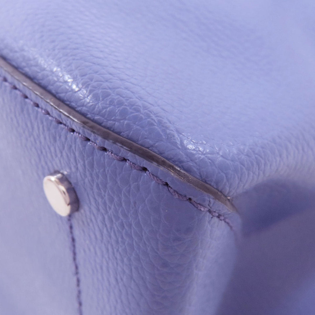 Kate Spade Tote Bag leather blue 2WAY Women Used Authentic