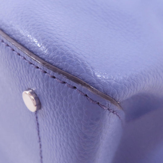 Kate Spade Tote Bag leather blue 2WAY Women Used Authentic