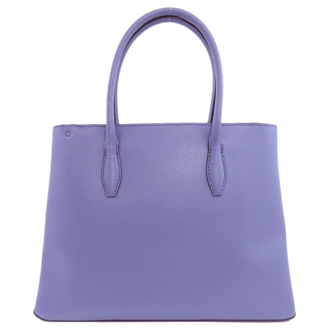 Kate Spade Tote Bag leather blue 2WAY Women Used Authentic
