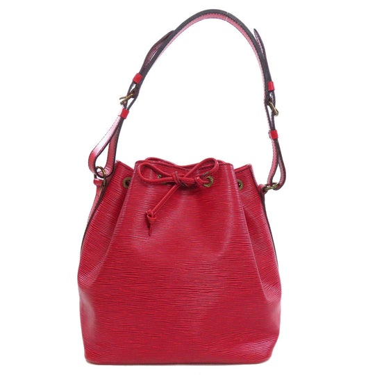 LOUIS VUITTON Shoulder Bag M44107 Epi Red Petit Noe Women Used Authentic