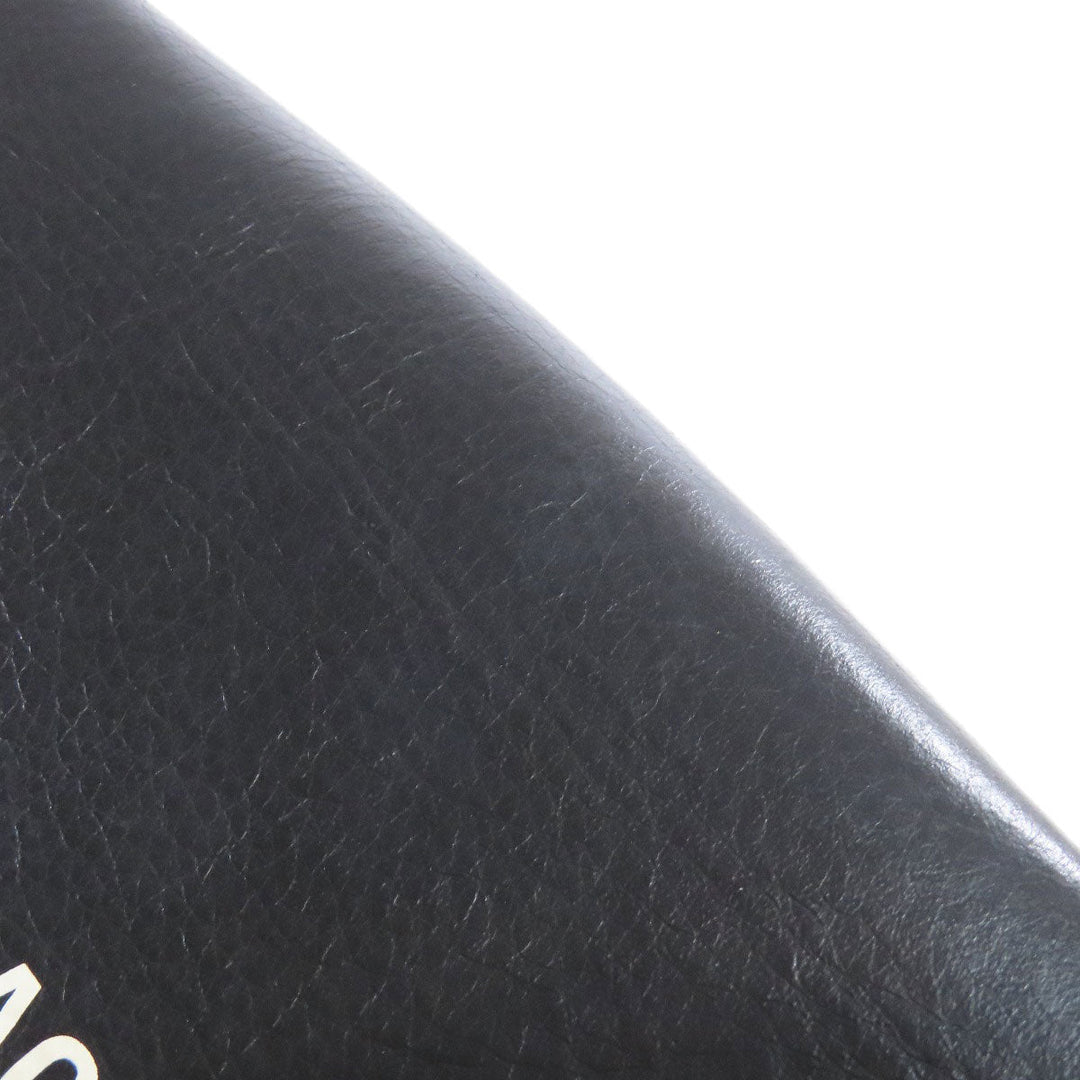 BALENCIAGA Shoulder Bag 537387 leather black Every day Women Used Authentic