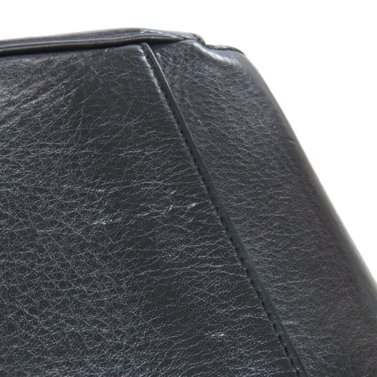 BALENCIAGA Shoulder Bag 537387 leather black Every day Women Used Authentic
