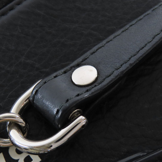 BALENCIAGA Shoulder Bag 537387 leather black Every day Women Used Authentic