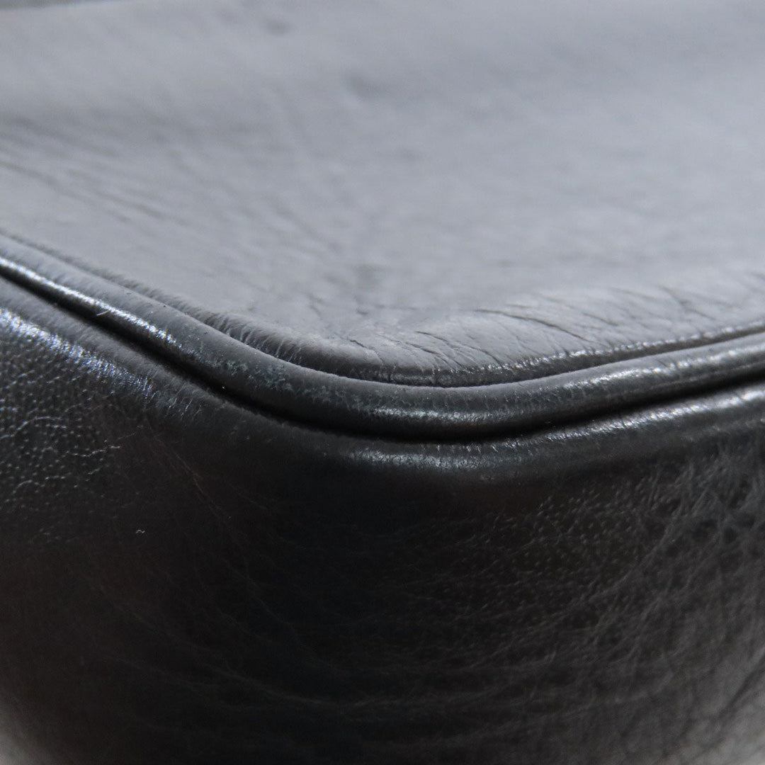 BALENCIAGA Shoulder Bag 537387 leather black Every day Women Used Authentic