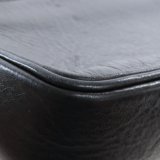 BALENCIAGA Shoulder Bag 537387 leather black Every day Women Used Authentic