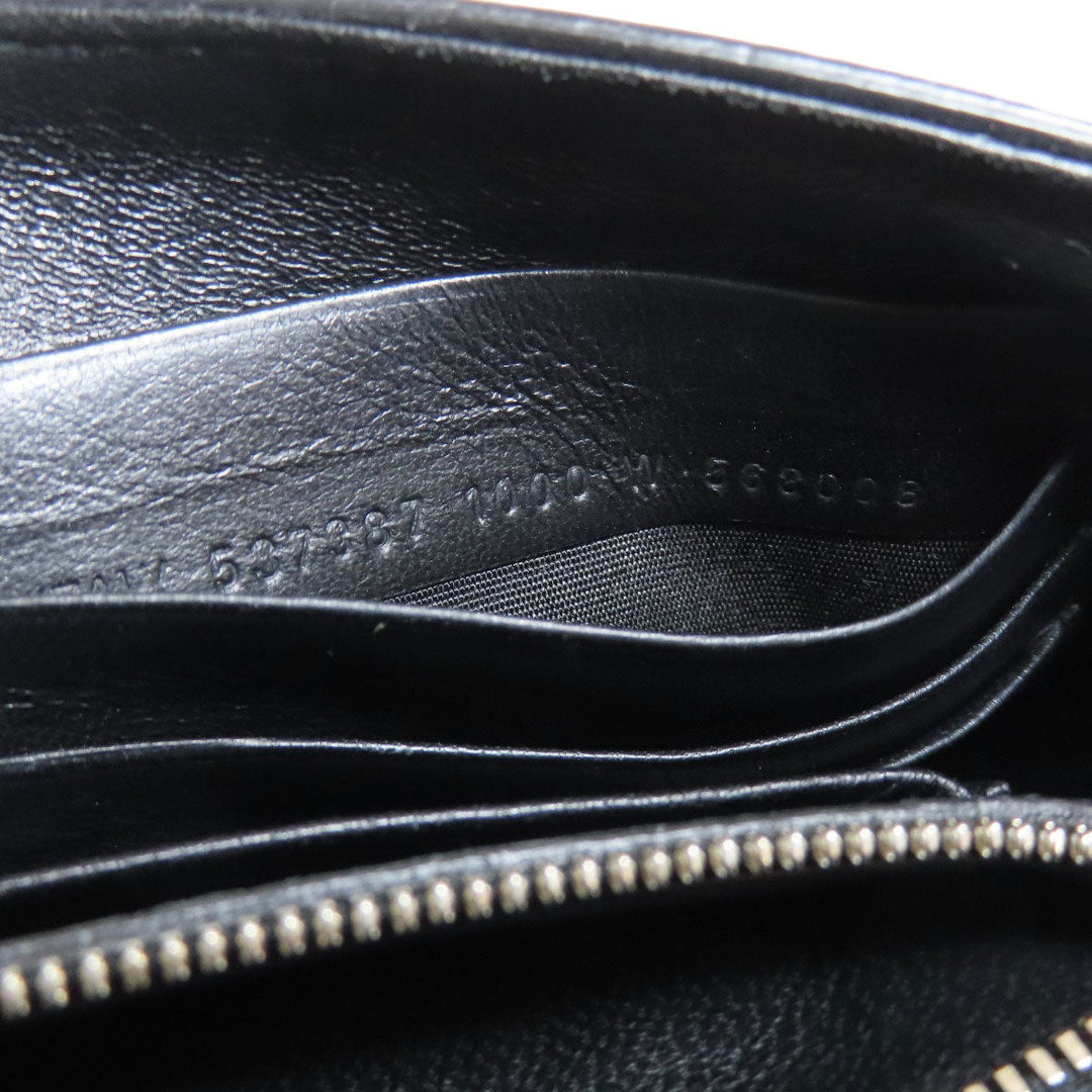 BALENCIAGA Shoulder Bag 537387 leather black Every day Women Used Authentic