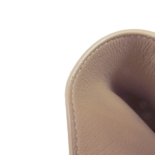 CELINE Tote Bag Calfskin beige Trapeze Women Used Authentic