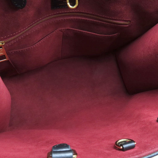 LOUIS VUITTON Tote Bag M45495 Ann Platt black On the Go MM Women Used Authentic