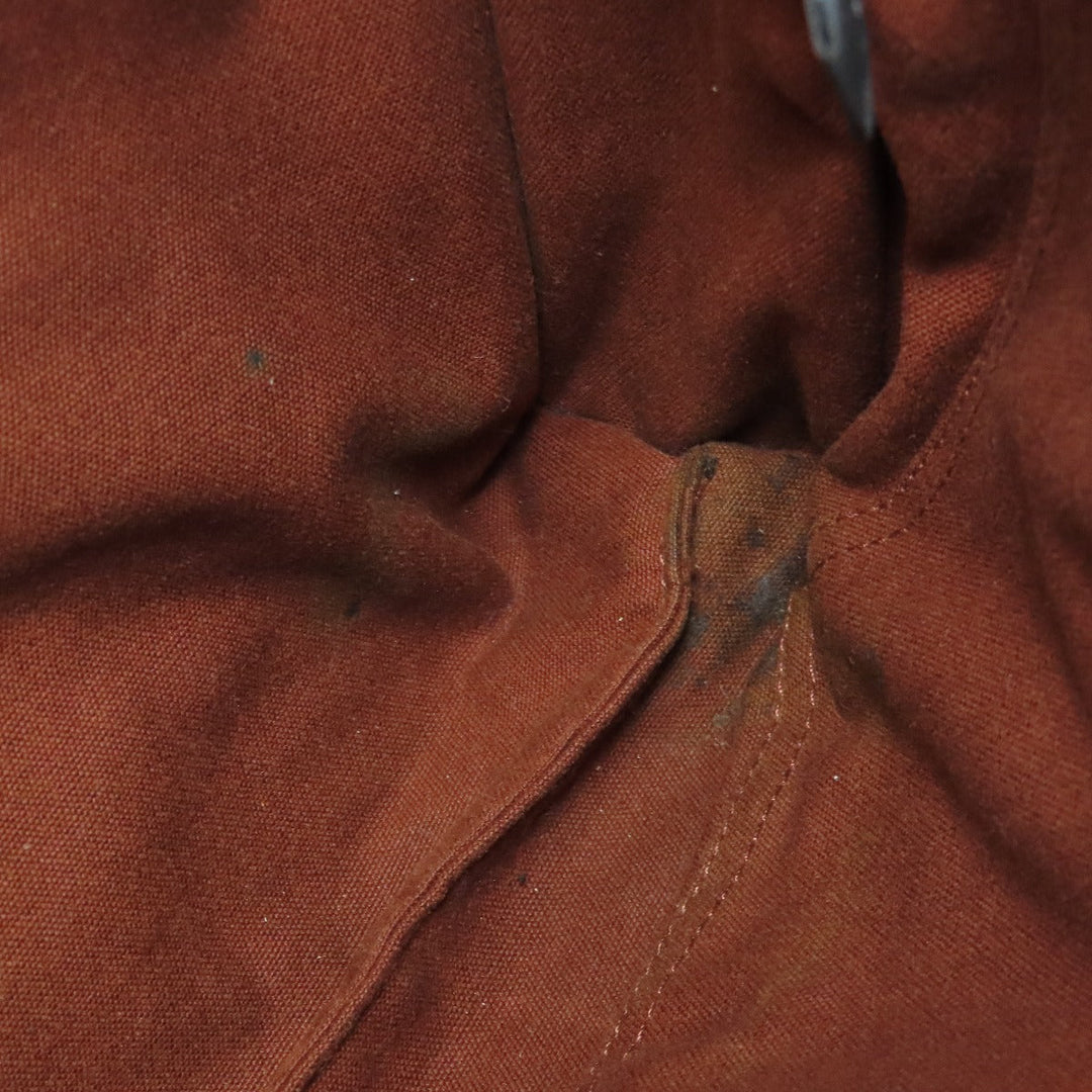 HERMES Shoulder Bag canvas Brown Sac Fourre Tout Bassus Women Used Authentic