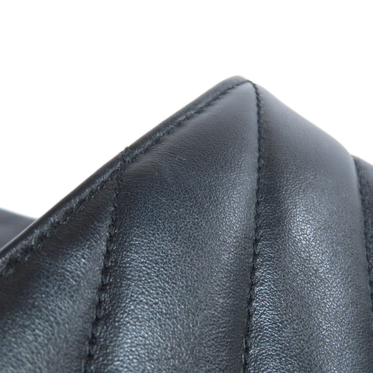 SAINT LAURENT Shoulder Bag 467072 leather black lulu toy bag Women Used Authentic