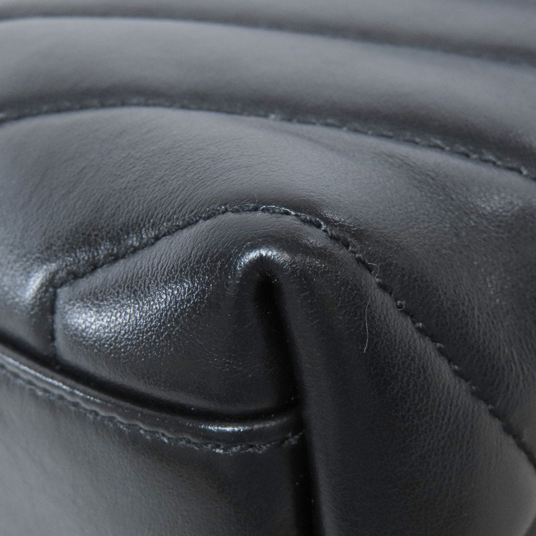 SAINT LAURENT Shoulder Bag 467072 leather black lulu toy bag Women Used Authentic