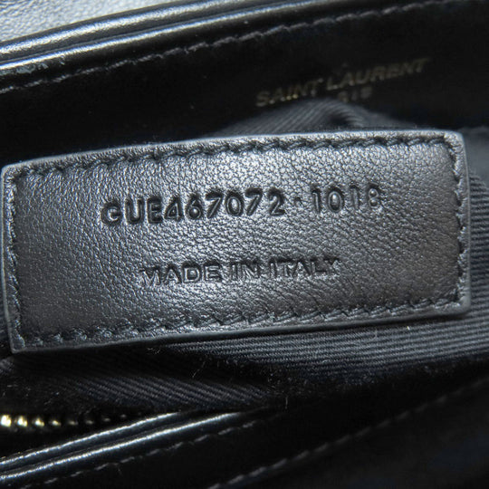 SAINT LAURENT Shoulder Bag 467072 leather black lulu toy bag Women Used Authentic