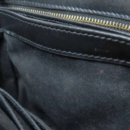 SAINT LAURENT Shoulder Bag 467072 leather black lulu toy bag Women Used Authentic