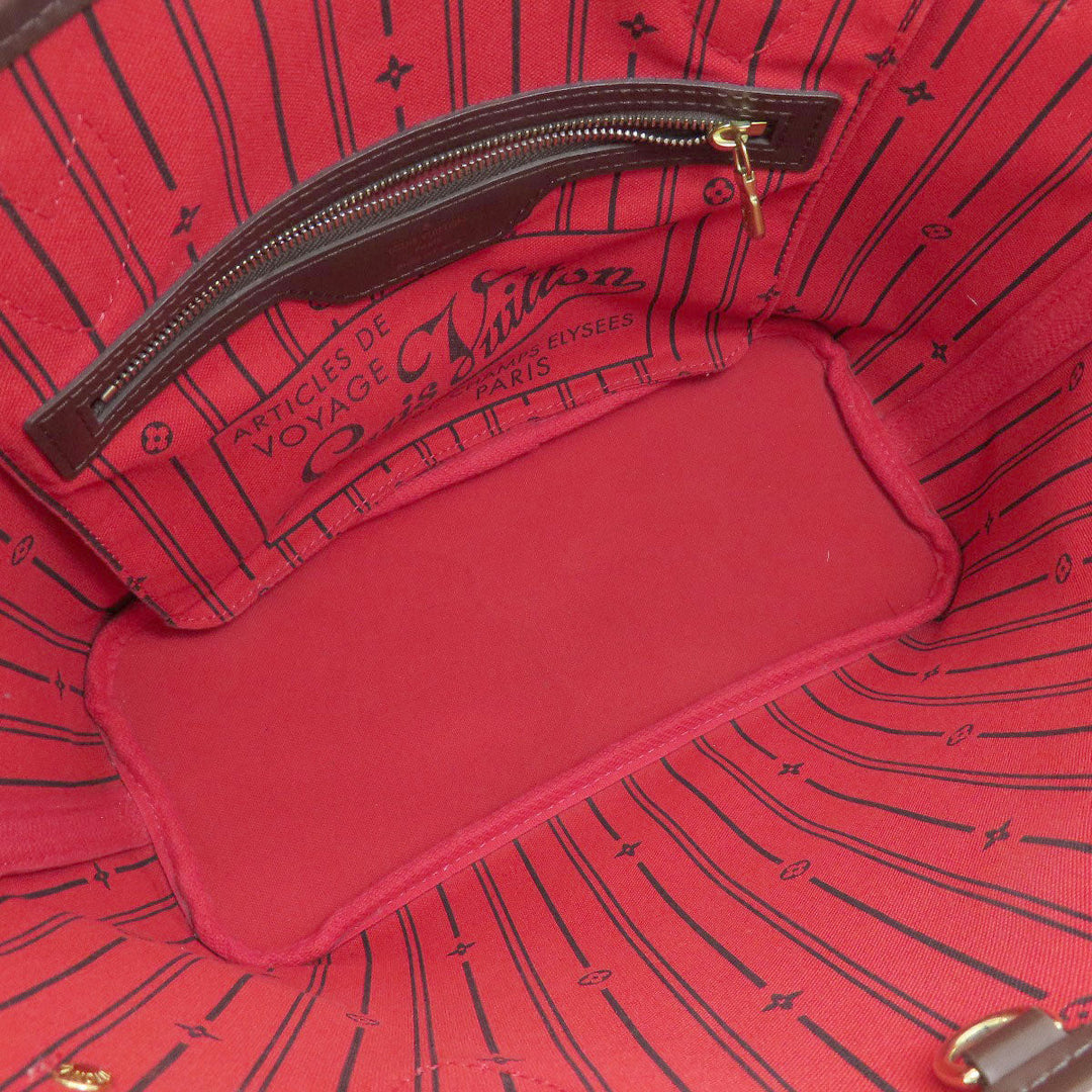 LOUIS VUITTON Tote Bag N51109 Damier canvas Brown Neverfull PM (old) Women Used Authentic