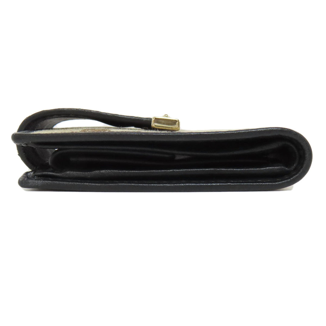 GUCCI Bifold Wallet 181669 canvas Brown GG Women Used Authentic