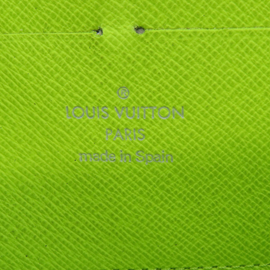 LOUIS VUITTON Long Wallet Purse M60244 Monogram multicolor black Zippy wallet Women Used Authentic