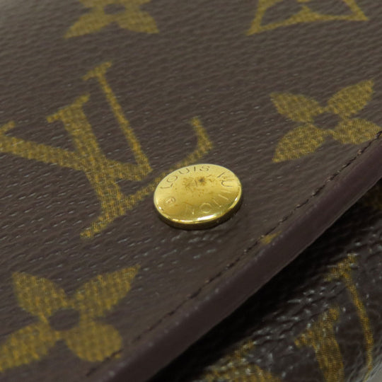 LOUIS VUITTON Long Wallet Purse M61730 Monogram canvas Brown Portonet Bie Tresol