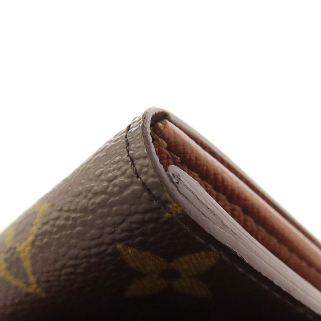 LOUIS VUITTON Long Wallet Purse M61730 Monogram canvas Brown Portonet Bie Tresol
