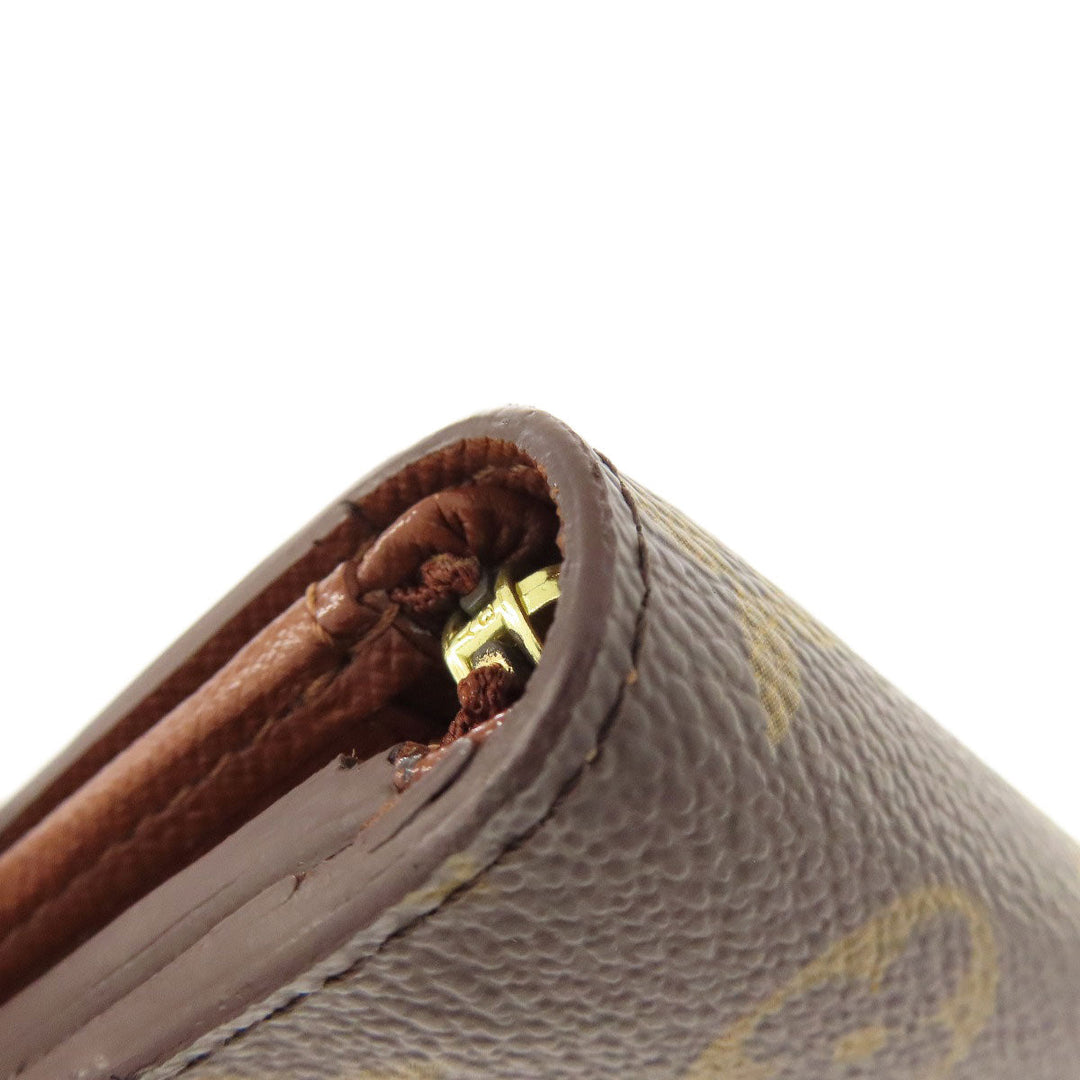 LOUIS VUITTON Long Wallet Purse M61730 Monogram canvas Brown Portonet Bie Tresol