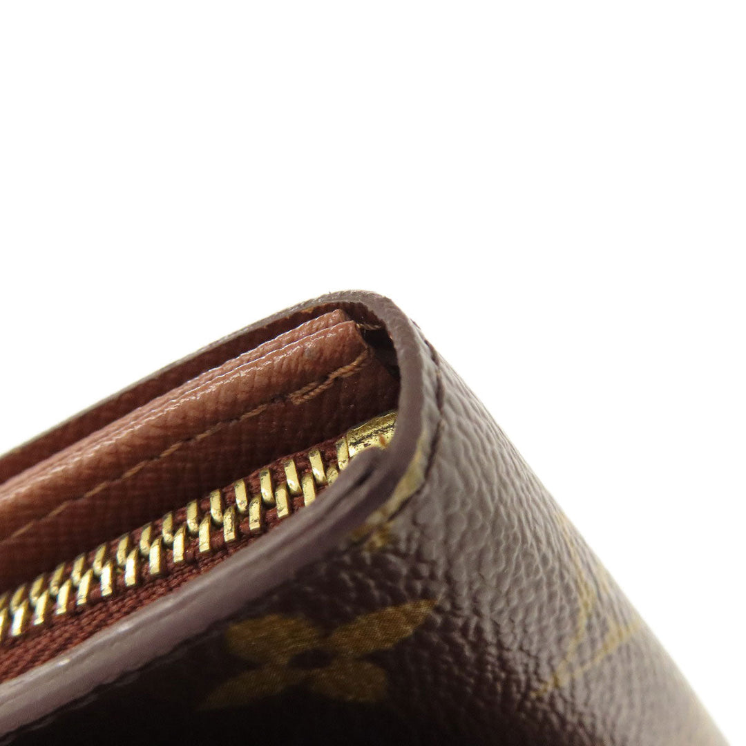 LOUIS VUITTON Long Wallet Purse M61730 Monogram canvas Brown Portonet Bie Tresol