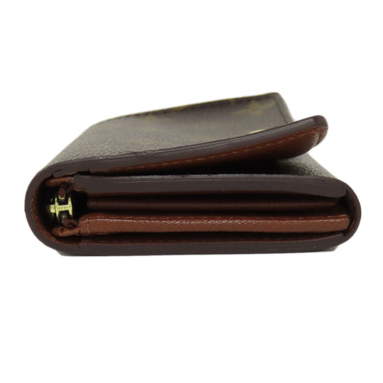 LOUIS VUITTON Long Wallet Purse M61730 Monogram canvas Brown Portonet Bie Tresol