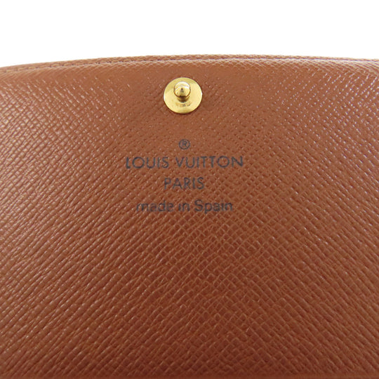 LOUIS VUITTON Long Wallet Purse M61730 Monogram canvas Brown Portonet Bie Tresol