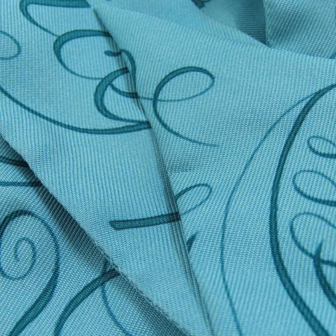 HERMES scarf silk blue Twilly Women Used Authentic