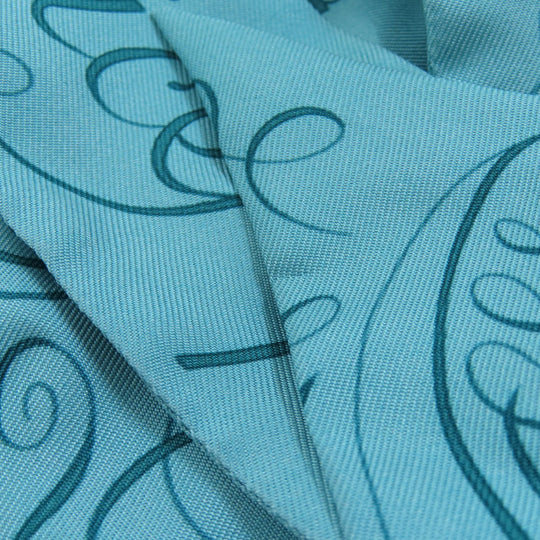 HERMES scarf silk blue Twilly Women Used Authentic