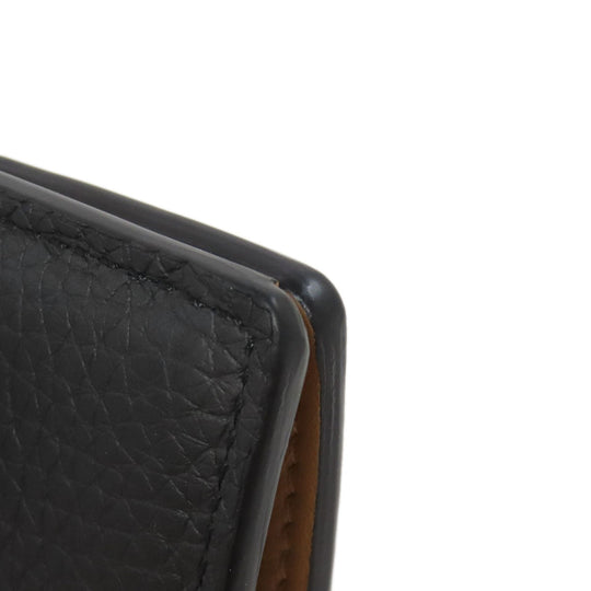 LOUIS VUITTON Long Wallet Purse M81330 Taurillon Clemence black Vertical Wallet Women Used Authentic