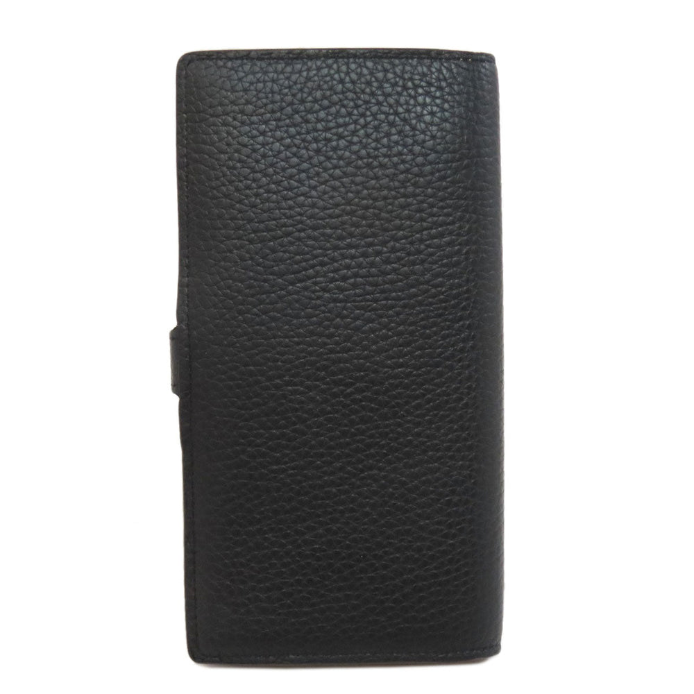 LOUIS VUITTON Long Wallet Purse M81330 Taurillon Clemence black Vertical Wallet Women Used Authentic